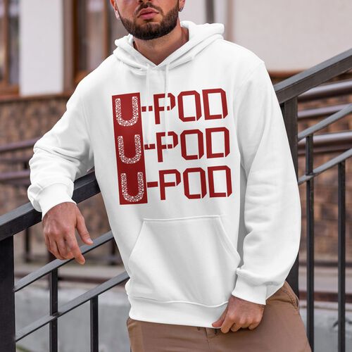 IMAGE ON FRONT Custom Unisex Hoodies With Your Own Design Text Picture, Personalized Sweater For Men/Women On Front