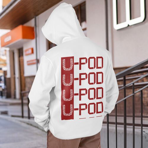IMAGE ON FRONT Custom Unisex Hoodies With Your Own Design Text Picture, Personalized Sweater For Men/Women On Front