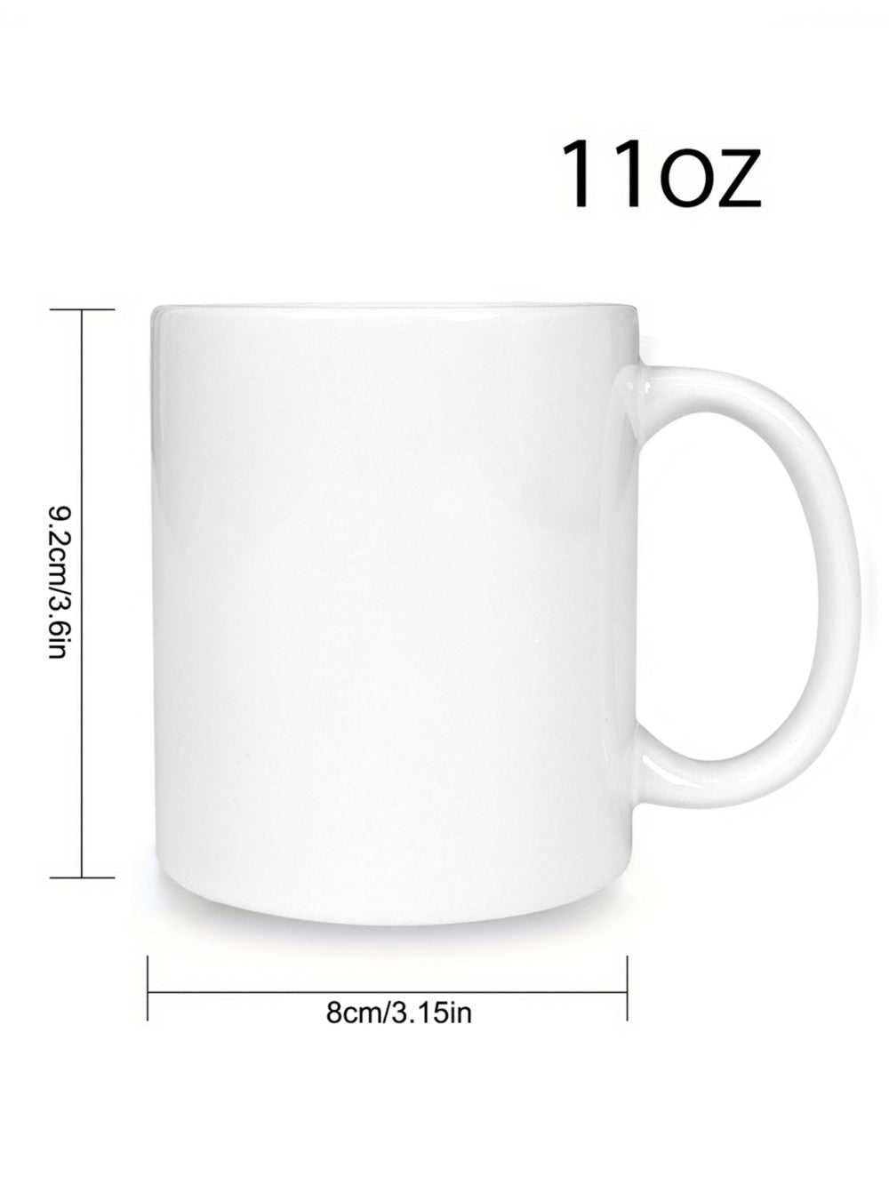 Personalized Coffee Mug | Custom Photo Text and Logo Ceramic Mug | Customized 11 Oz